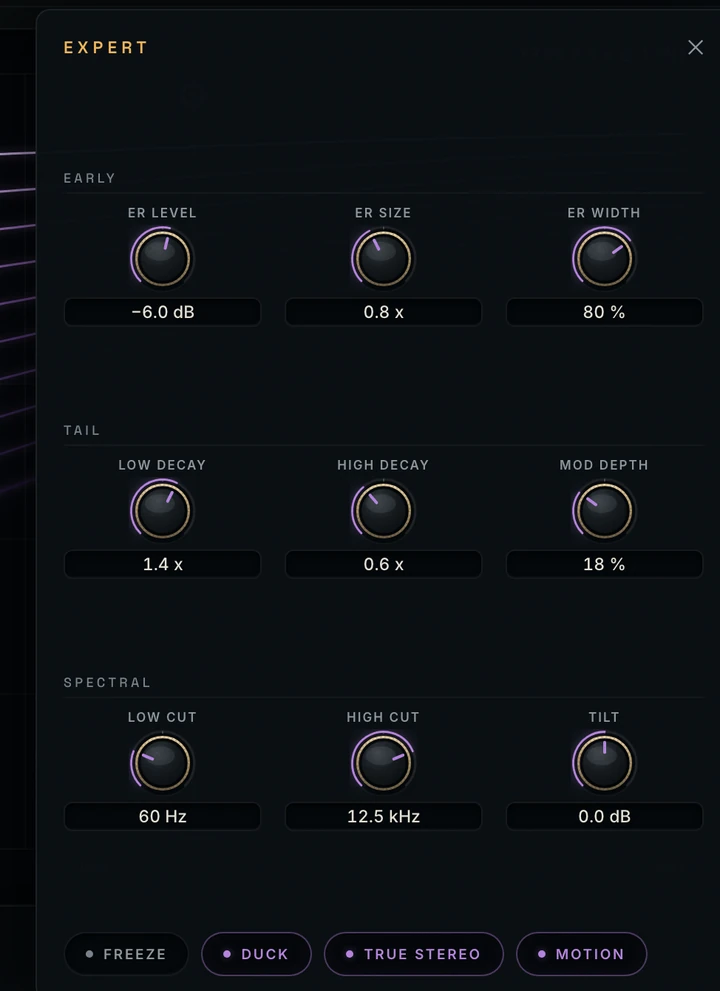 Starveil's expert drawer — reference render